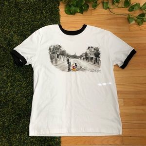 DISNEY Ringer Graphic Tee Shirt | M